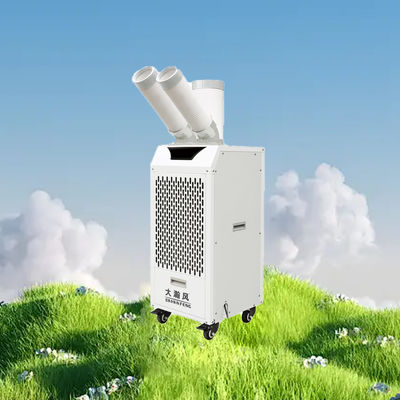 Un buon prezzo. Raffreddatore d'aria mobile a dissipazione istantanea con refrigerazione a compressore e raffreddatore a film idrofilo con alette in alluminio In linea