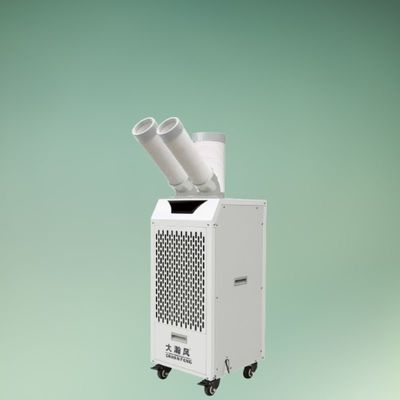 Un buon prezzo. Raffreddatore d'aria mobile conveniente con vento forte e concentrato e serbatoio d'acqua grande In linea