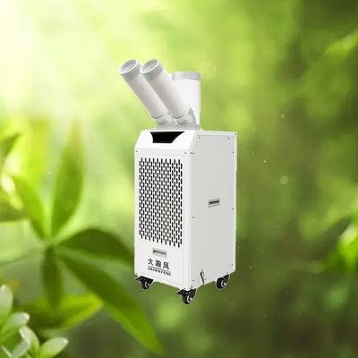 Un buon prezzo. Calda aria mobile 2.7KW 6L Serbatoio dell'acqua 360° Ventilazioni rotanti In linea